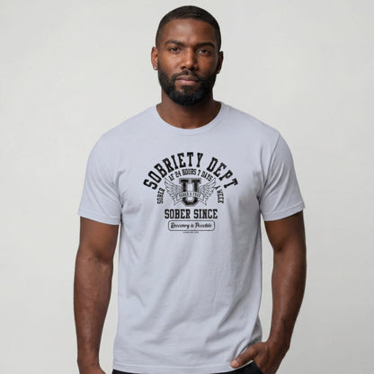 Sober T Shirt | Men's Sobriety Dept 24/7