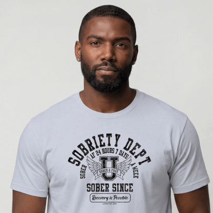 Sober T Shirt | Men's Sobriety Dept 24/7