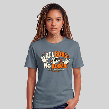 Sober T Shirt | Women's All Boos No Booze