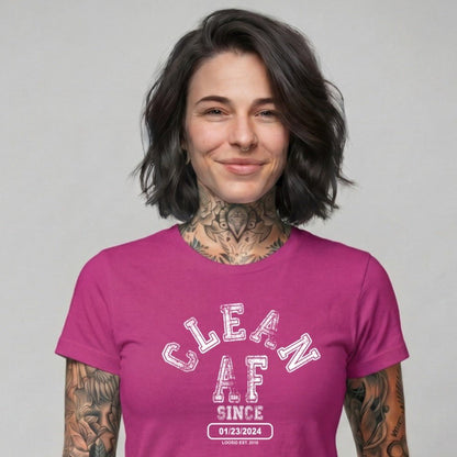 Clean T Shirt | Women's Clean AF Collegiate
