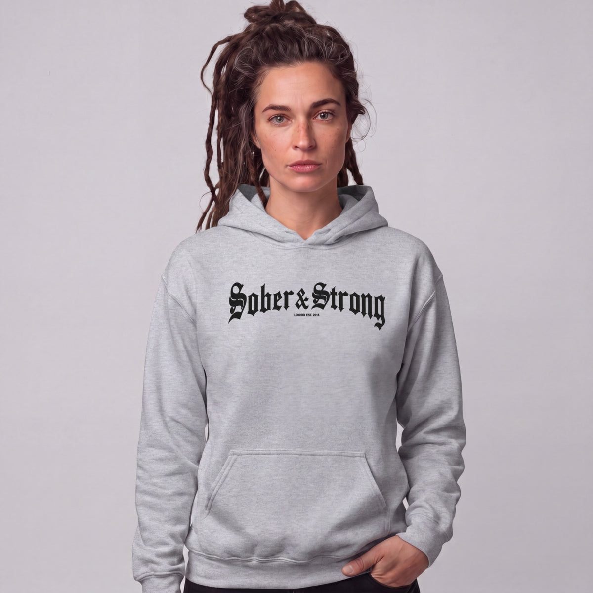 Recovery Hoodie | Women's Old School Sober & Strong
