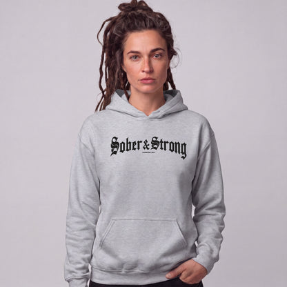 Recovery Hoodie | Women's Old School Sober & Strong