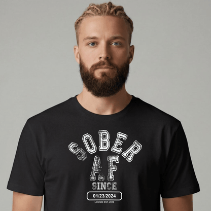Sober T Shirt | Men's Sober AF Tee