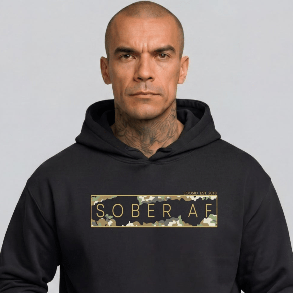 Recovery Hoodie | Men's Sober AF Camo