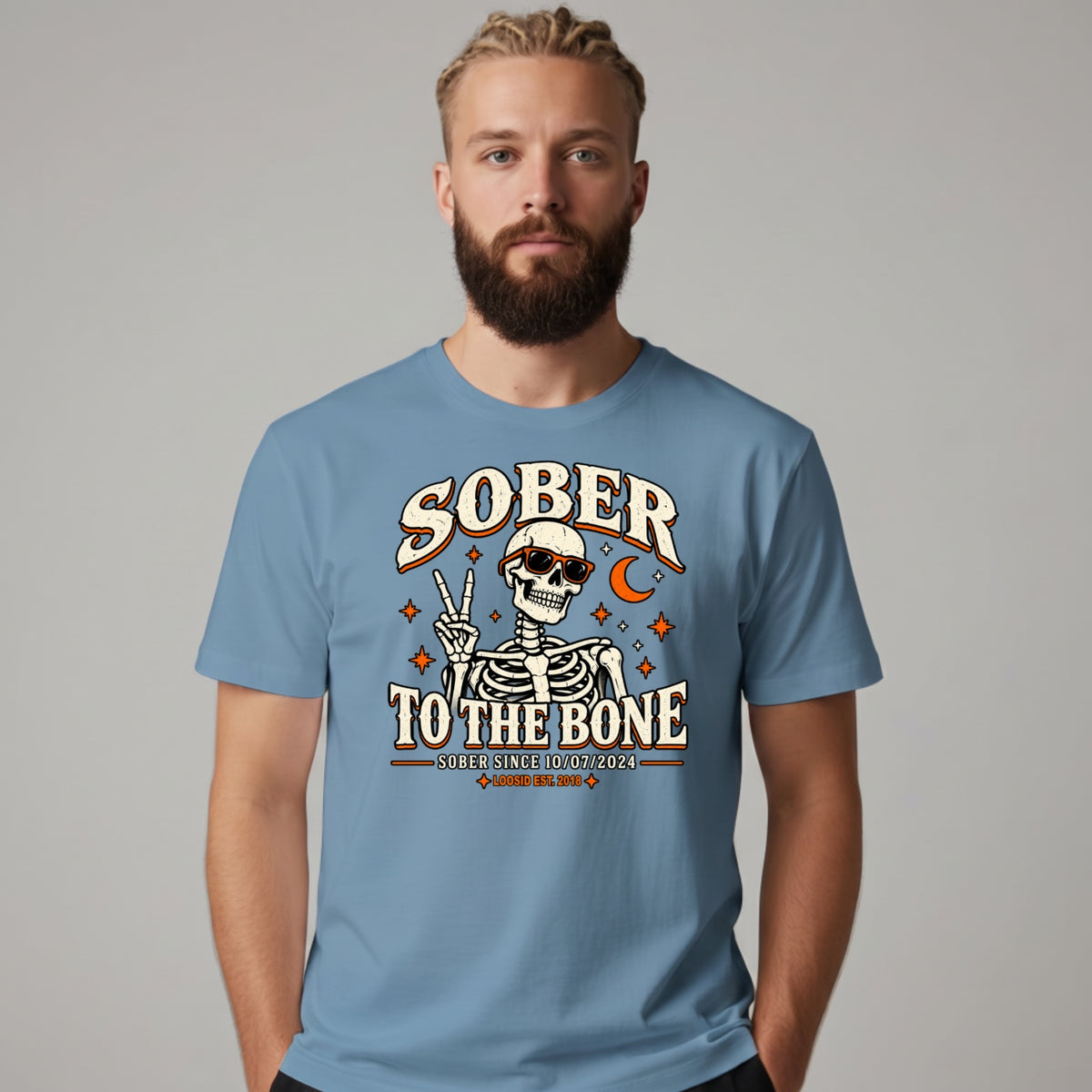 Sober T Shirt | Men's Sober To The Bone