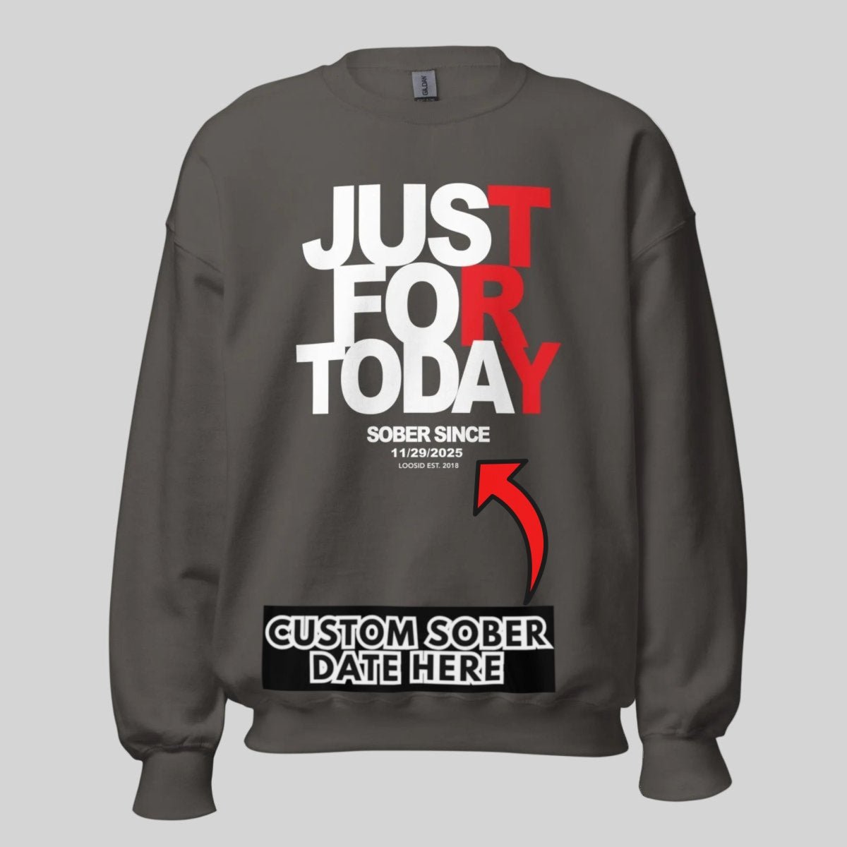 Sobriety Recovery Hoodie lifestyle view (view 15)