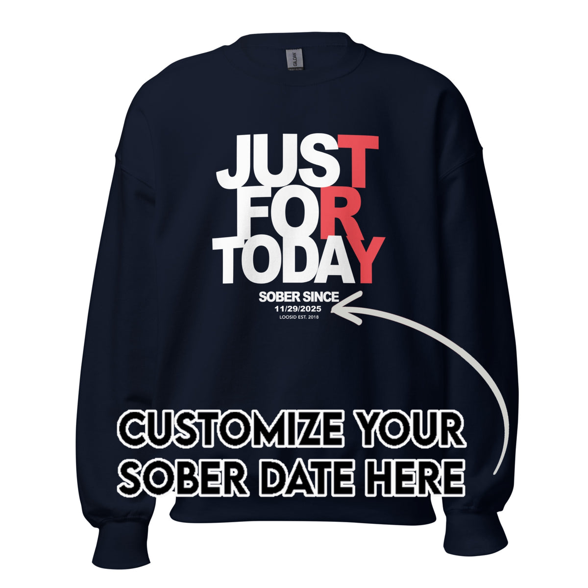 Sober Sweatshirt | Men's Just For Today