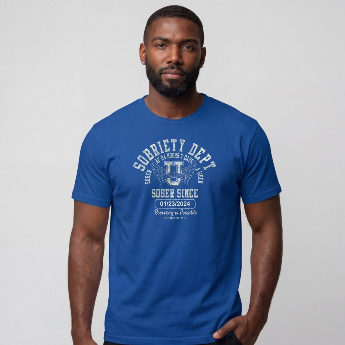 Sober T Shirt | Men's Sobriety Dept Tee