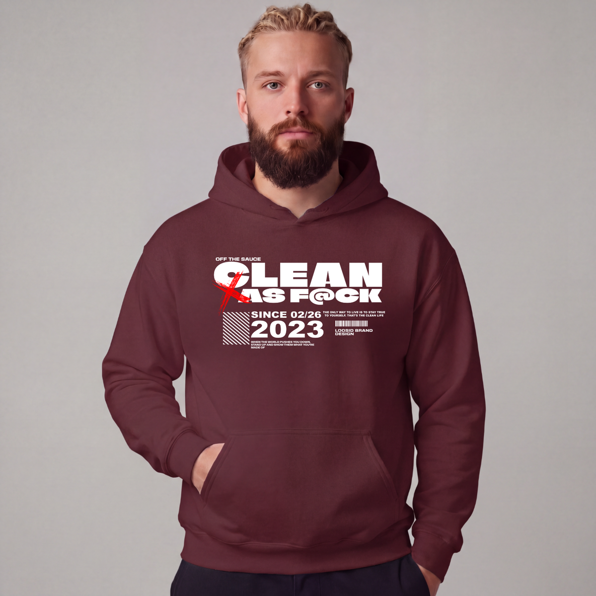 Recovery Hoodie | Men's Clean As F*ck Recovery