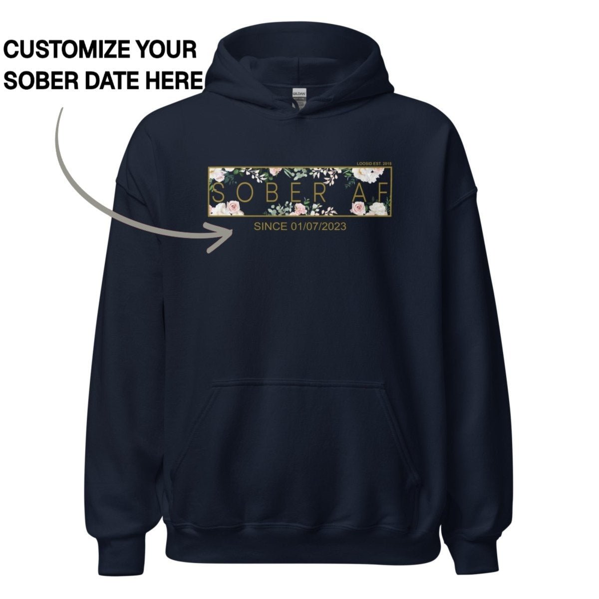 Recovery Hoodie | Women's Sober AF Flower