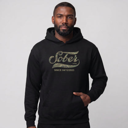 Recovery Hoodie | Men's Sober Since Camo