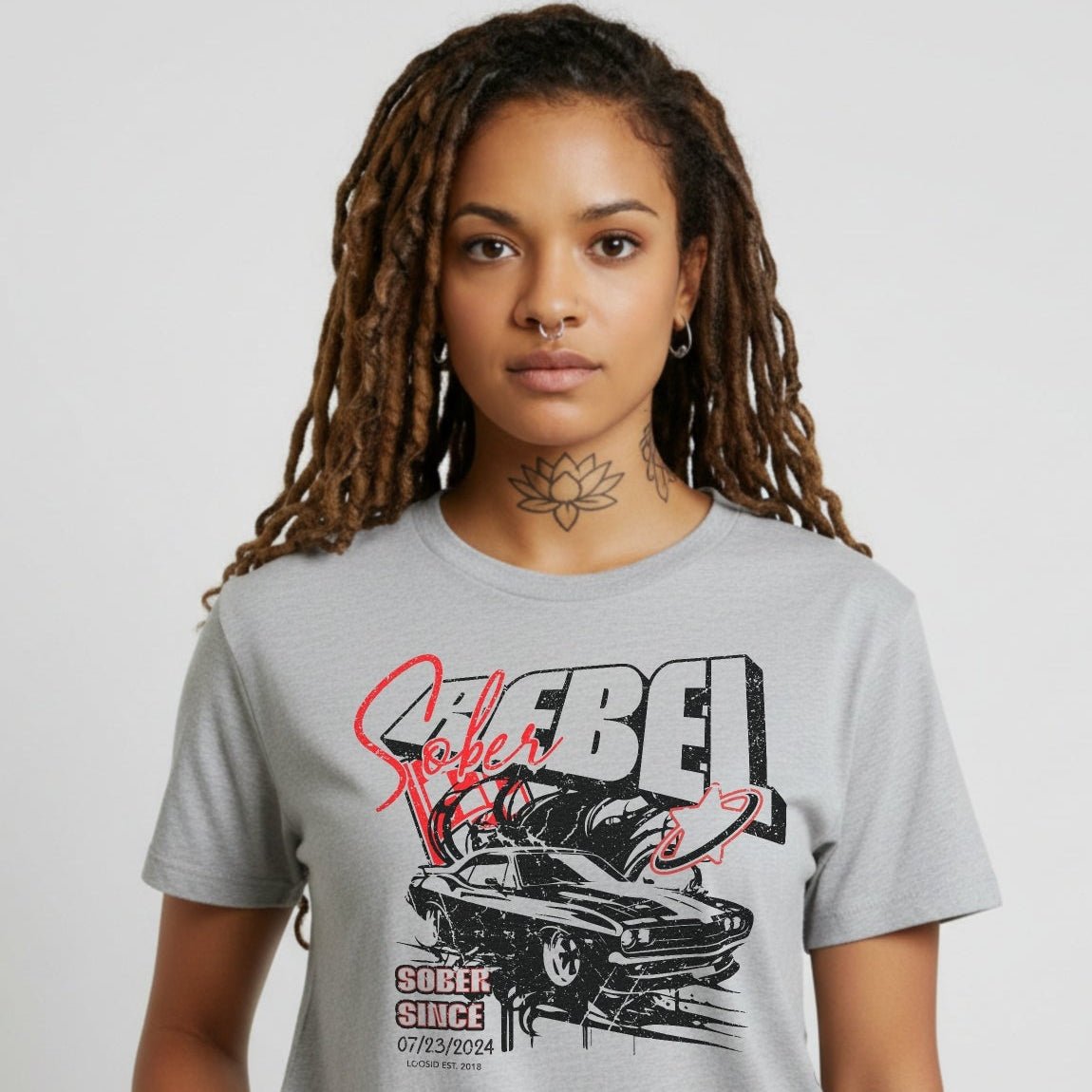 Sober Rebel Sober T Shirt back view (view 7)