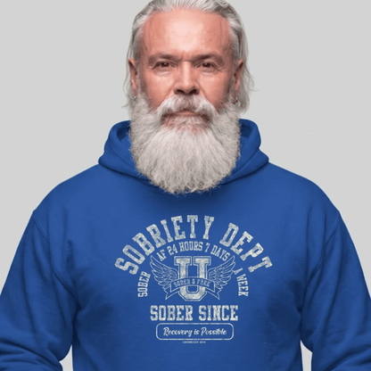 Recovery Hoodie | Men's Sobriety Dept 24/7