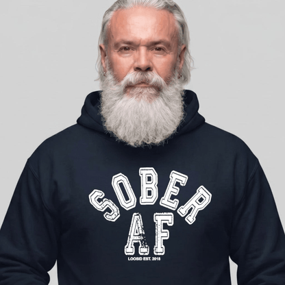 Recovery Hoodie | Men's Sober AF Collegiate