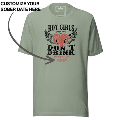 Sober T Shirt | Women's Hot Girls Don't Drink
