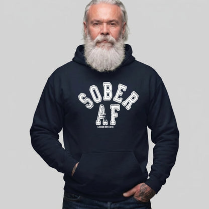 Recovery Hoodie | Men's Sober AF Collegiate