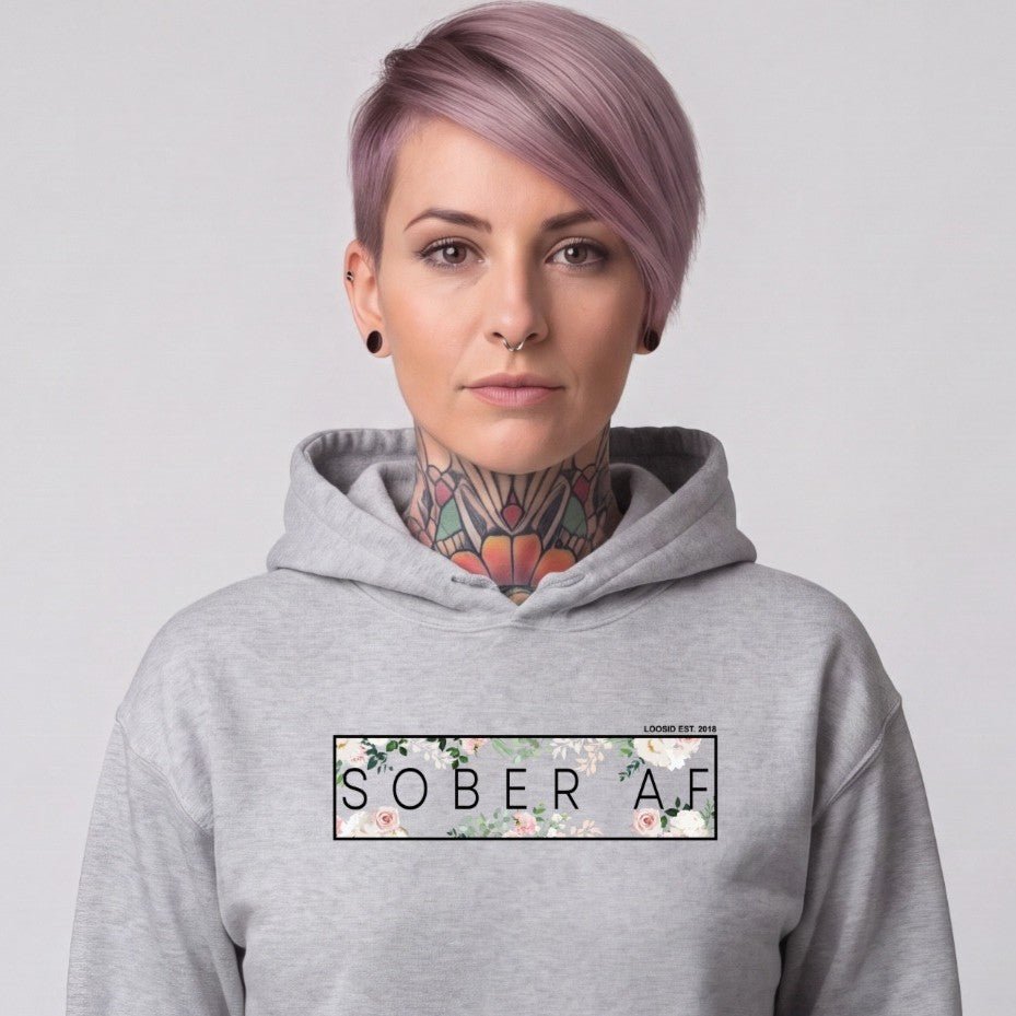 Recovery Hoodie | Women's Sober AF Flower