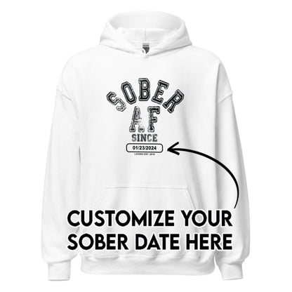 Recovery Hoodie | Women's Sober AF Collegiate
