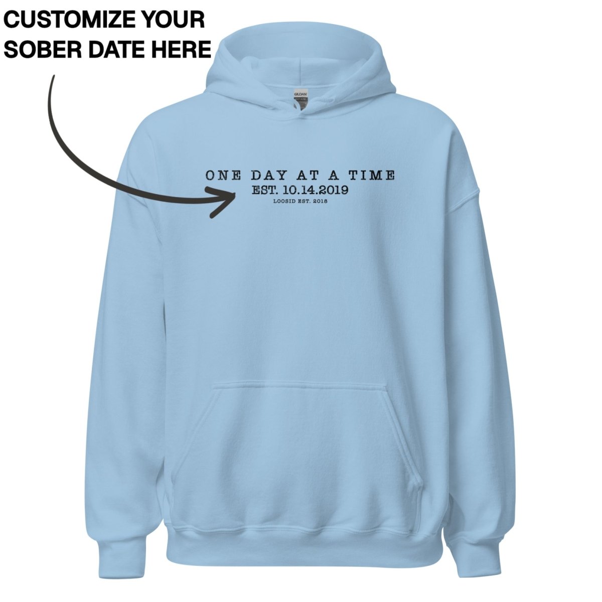Recovery Hoodie | Men's One Day At a Time