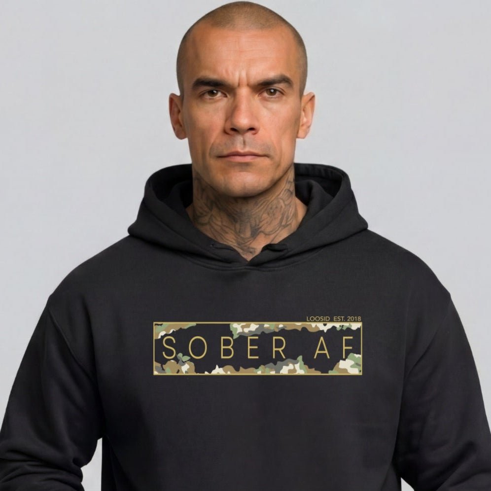 Recovery Hoodie | Men's Sober AF Camo