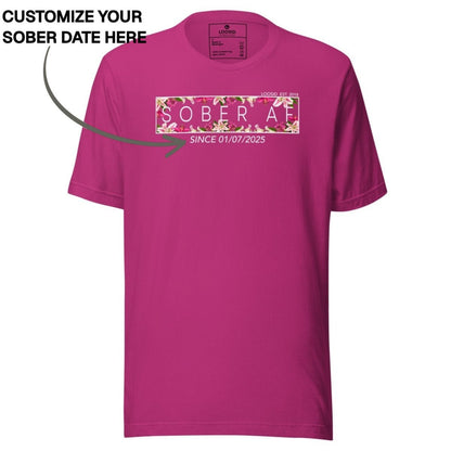Sober T Shirt | Women's Sober AF Lily