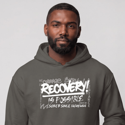 Recovery Hoodie | Men's Recovery Is Possible Hoodie