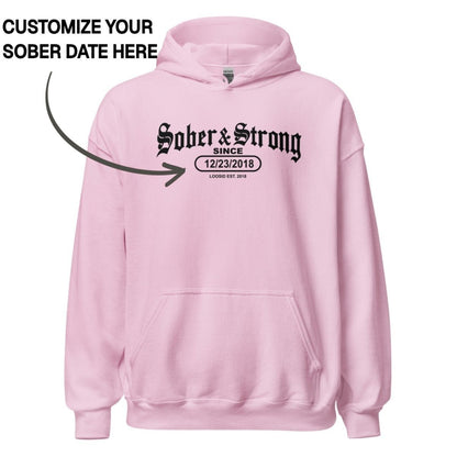 Recovery Hoodie | Unisex Sober & Strong