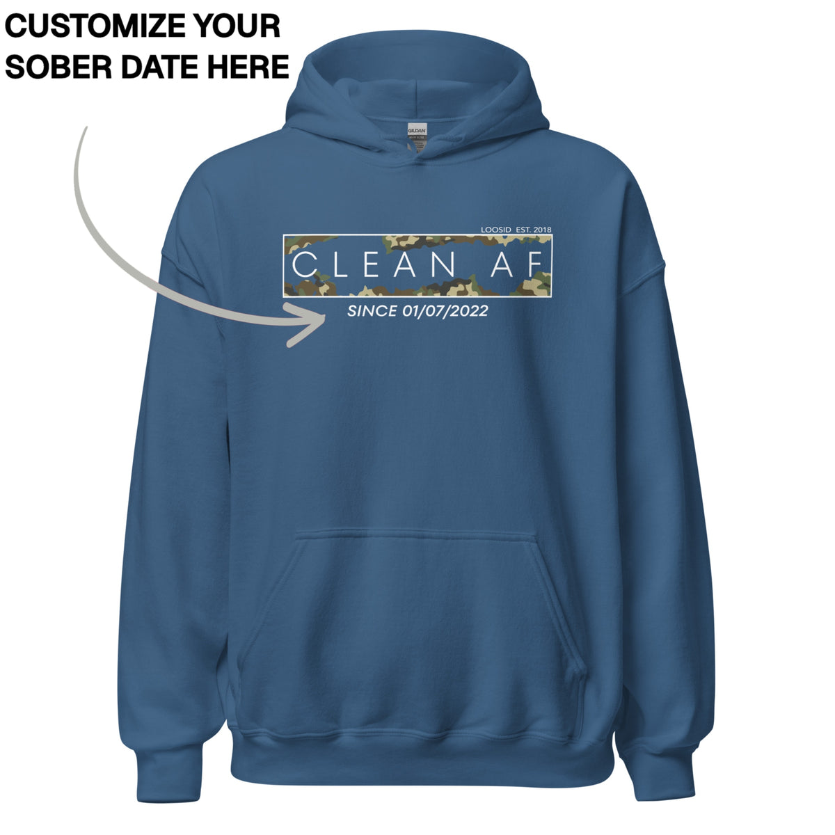 Recovery Hoodie | Men's Clean AF Camo