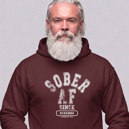 Recovery Hoodie | Men's Sober AF Collegiate