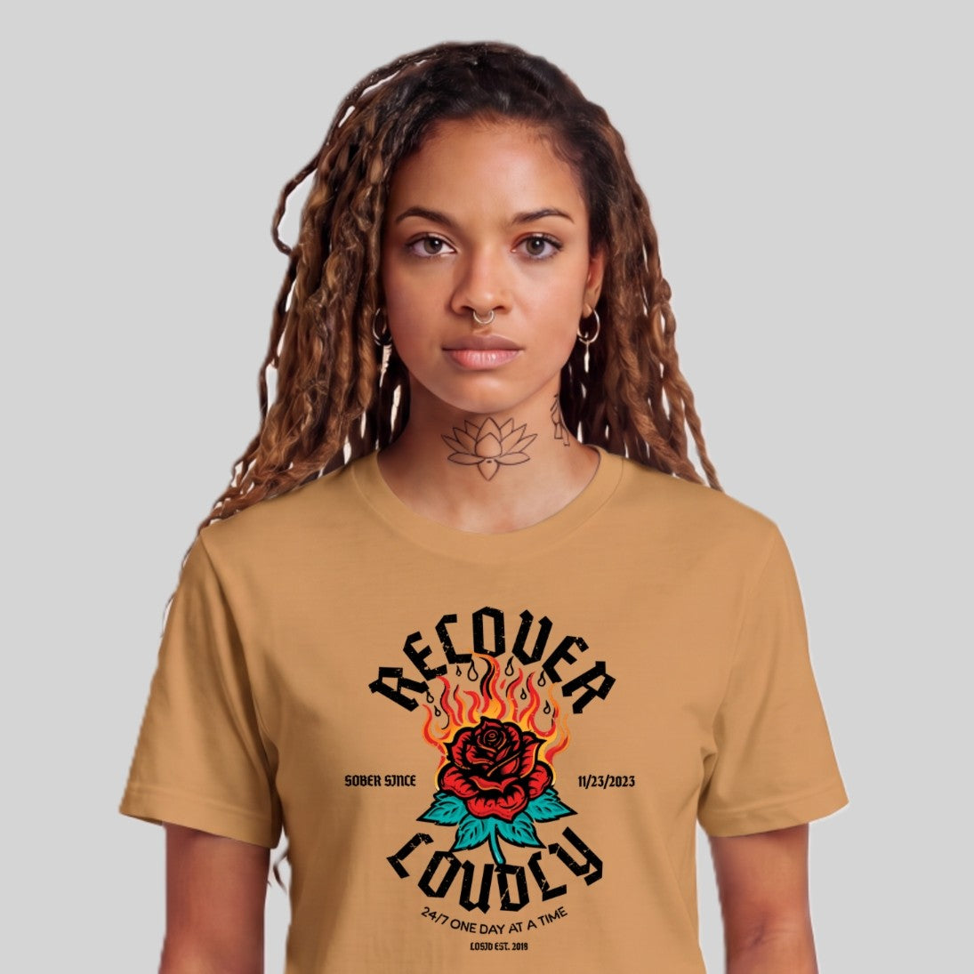 Sober T Shirt | Women's Recover Loudly