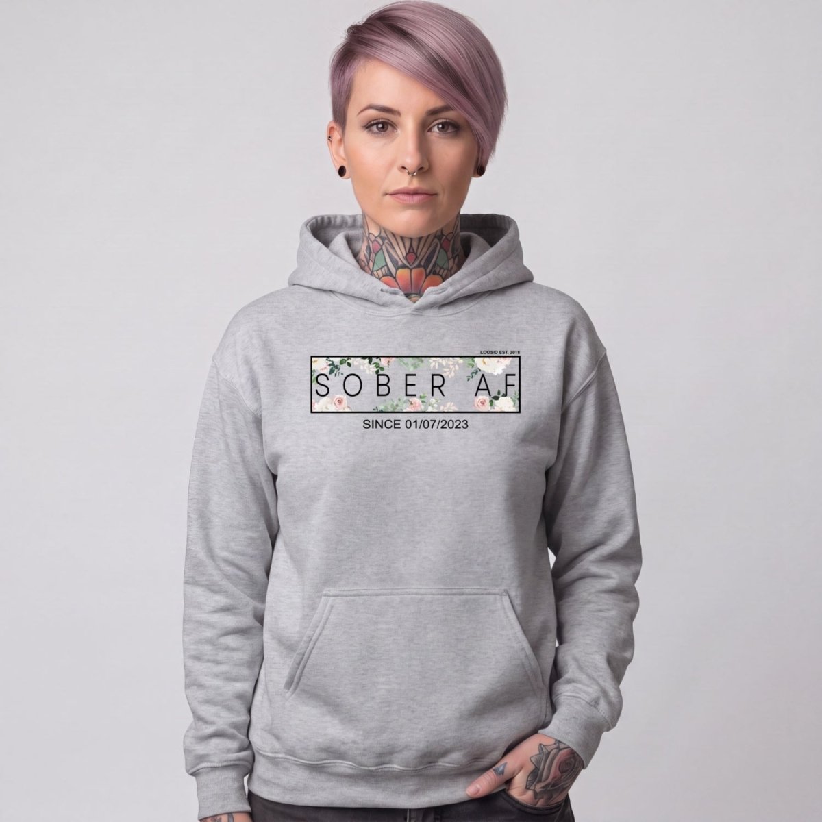 Recovery Hoodie | Women's Sober AF Flower