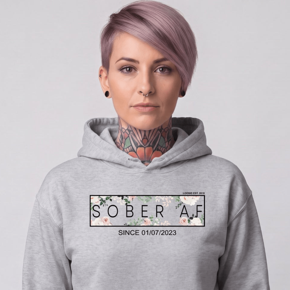 Recovery Hoodie | Women's Sober AF Flower