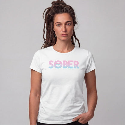 Sober T Shirt | Women's Retro Sober Since Tee