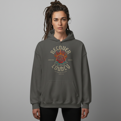 Recovery Hoodie | Recover Loudly Custom Sobriety Date Unisex Hoodie
