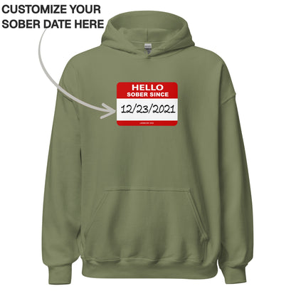 Recover Hoodie | Men's Hello Sober Since