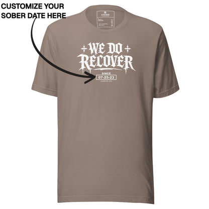 Sober T Shirt | Men's We Do Recover Stand Together