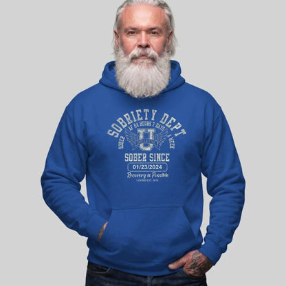 Recovery Hoodie | Men's Sobriety Dept 24/7 Hoodie