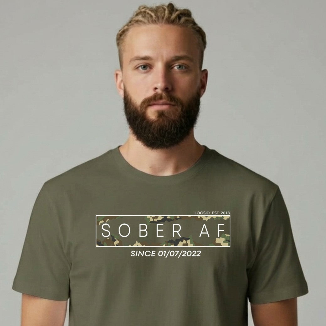 Sober T Shirt | Men's Sober AF Camo