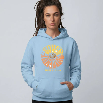 Sober & Thriving Recovery Hoodie close-up view (view 32)