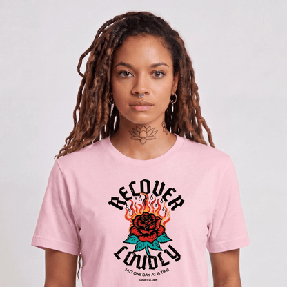 Sober T Shirt | Women's Recover Loudly