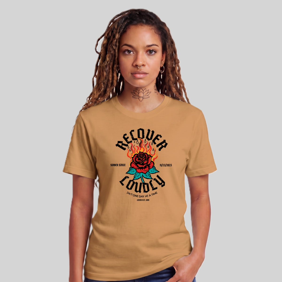 Sober T Shirt | Women's Recover Loudly