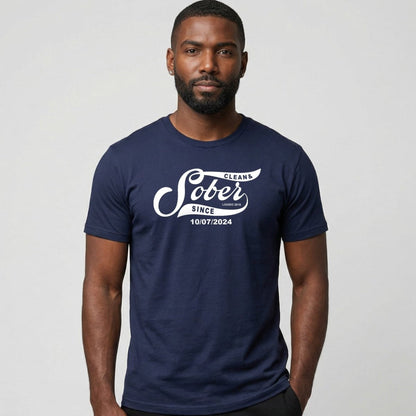 Sober T Shirt | Personalized Sober Since Shirt with Custom Date
