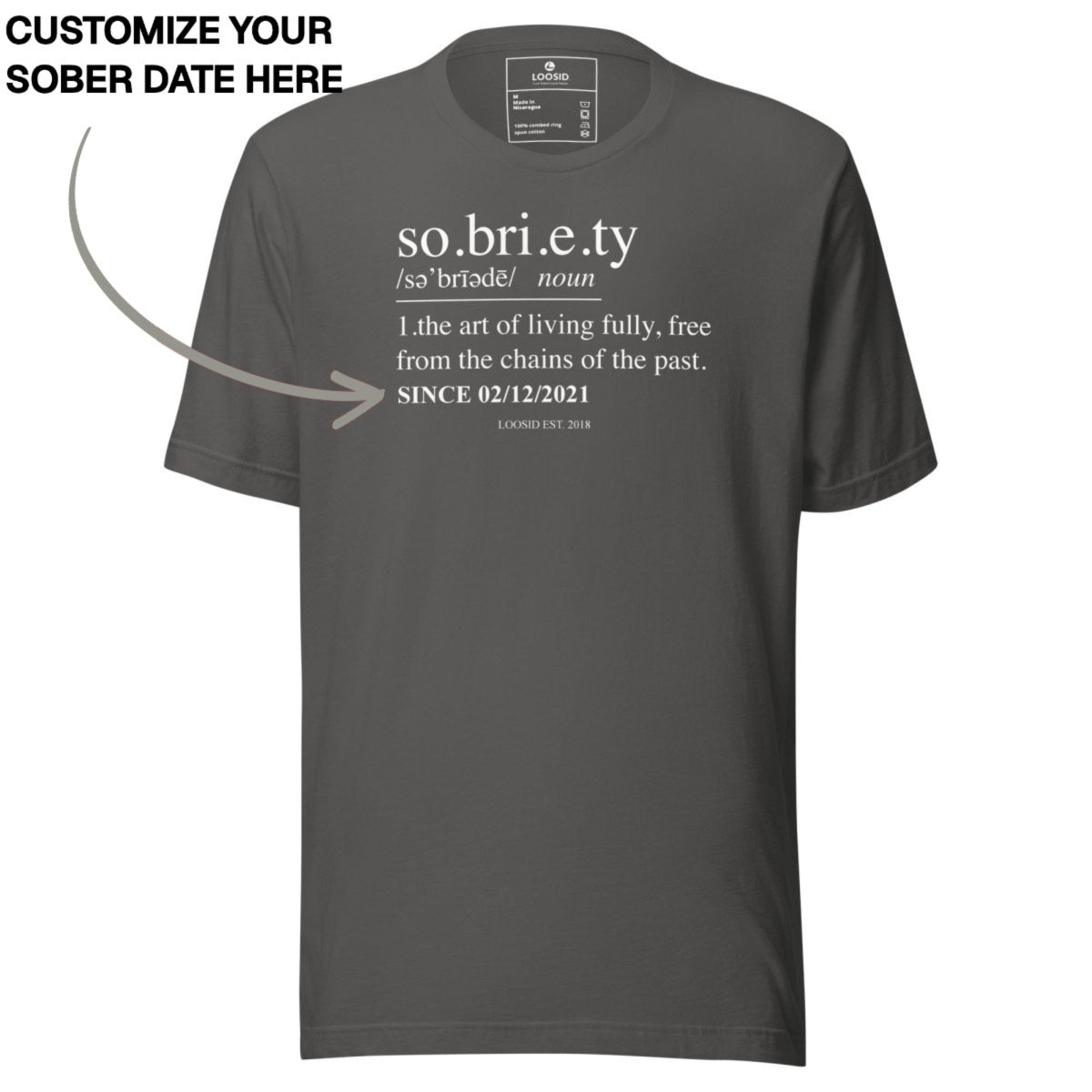 Sober T Shirt | Men's Sobriety Definition