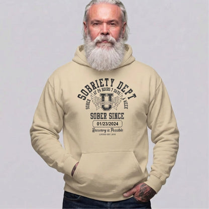 Recovery Hoodie | Men's Sobriety Dept 24/7 Hoodie