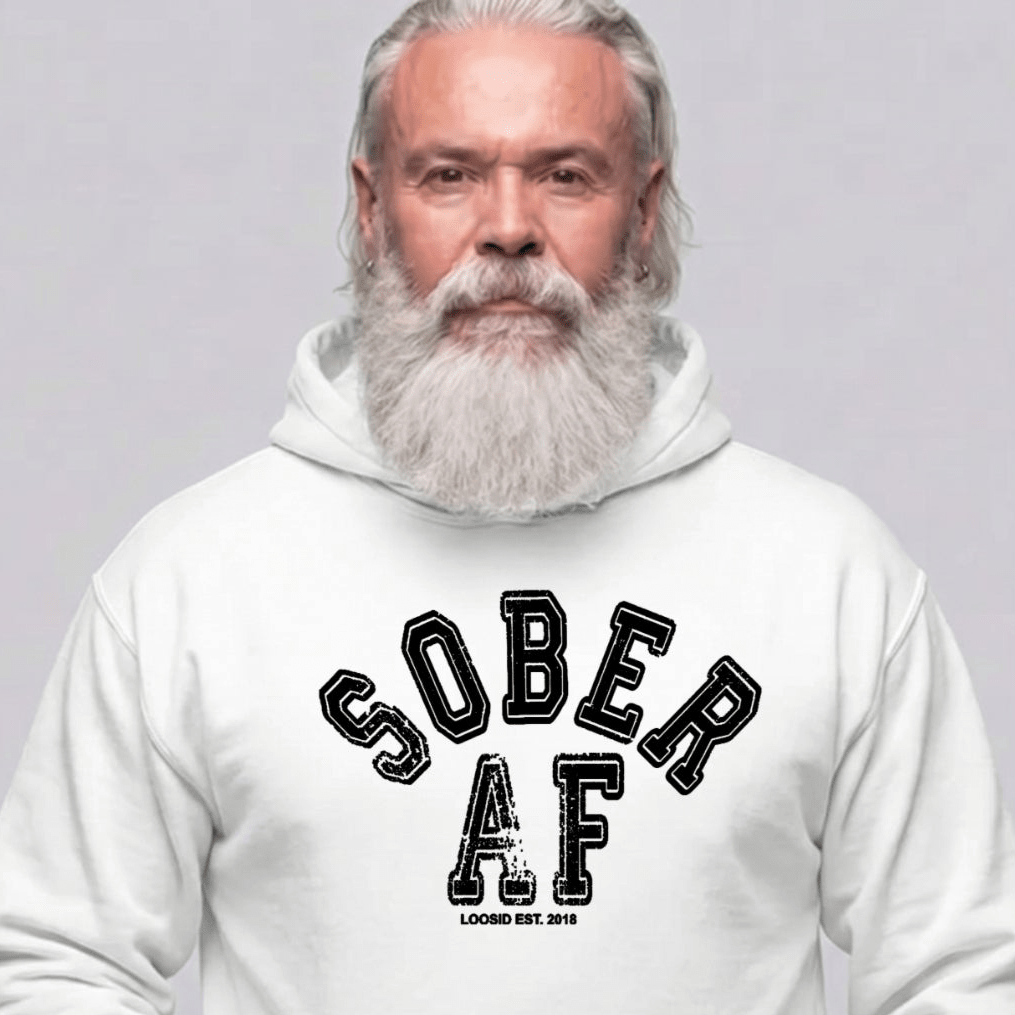 Recovery Hoodie | Men's Sober AF Collegiate