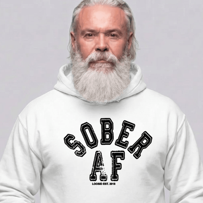 Recovery Hoodie | Men's Sober AF Collegiate