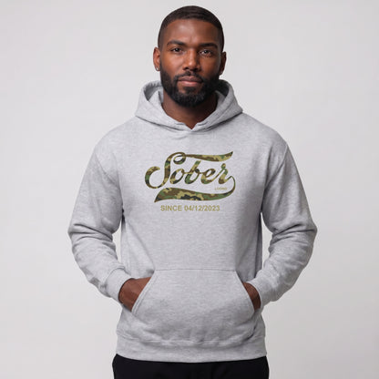Recovery Hoodie | Men's Sober Since Camo