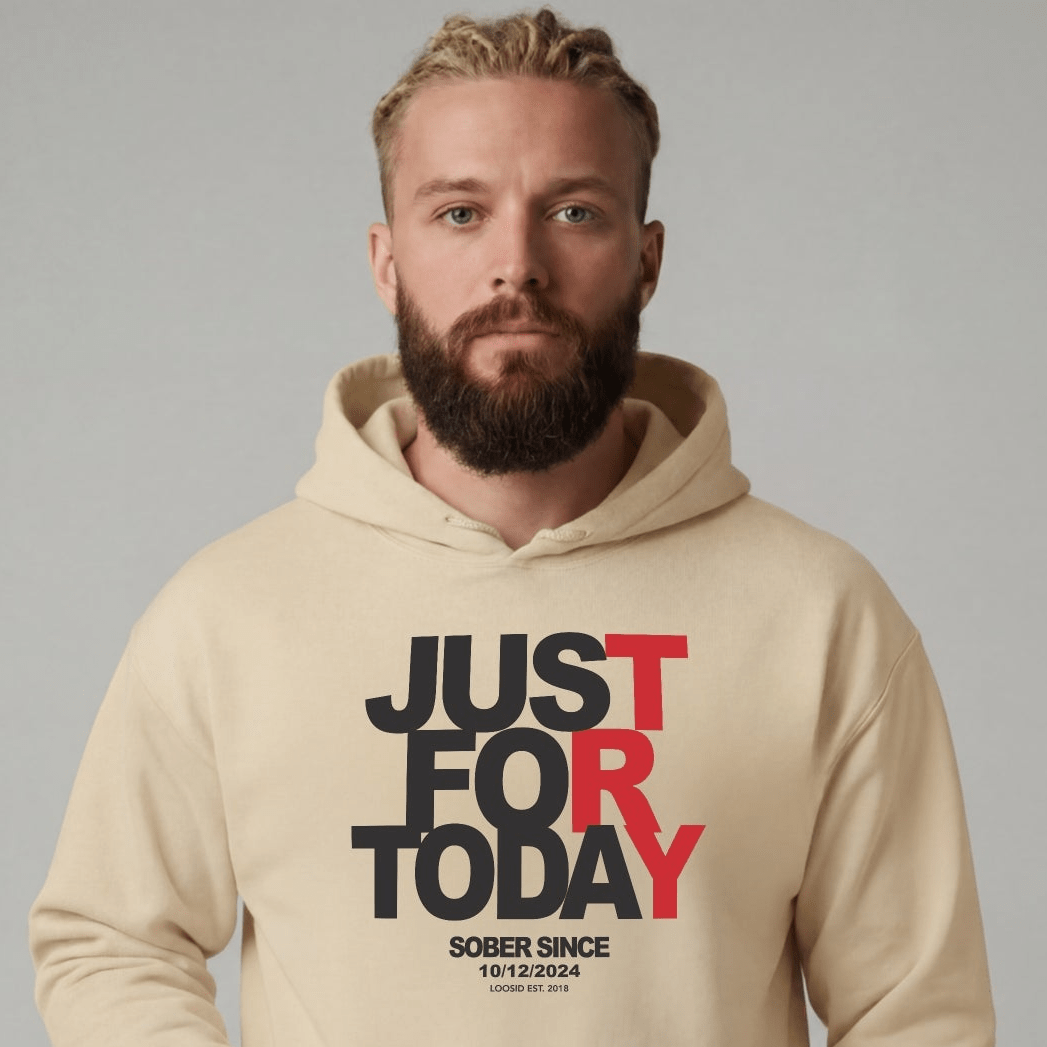 Recovery Hoodie | Men's Just For Today Hoodie