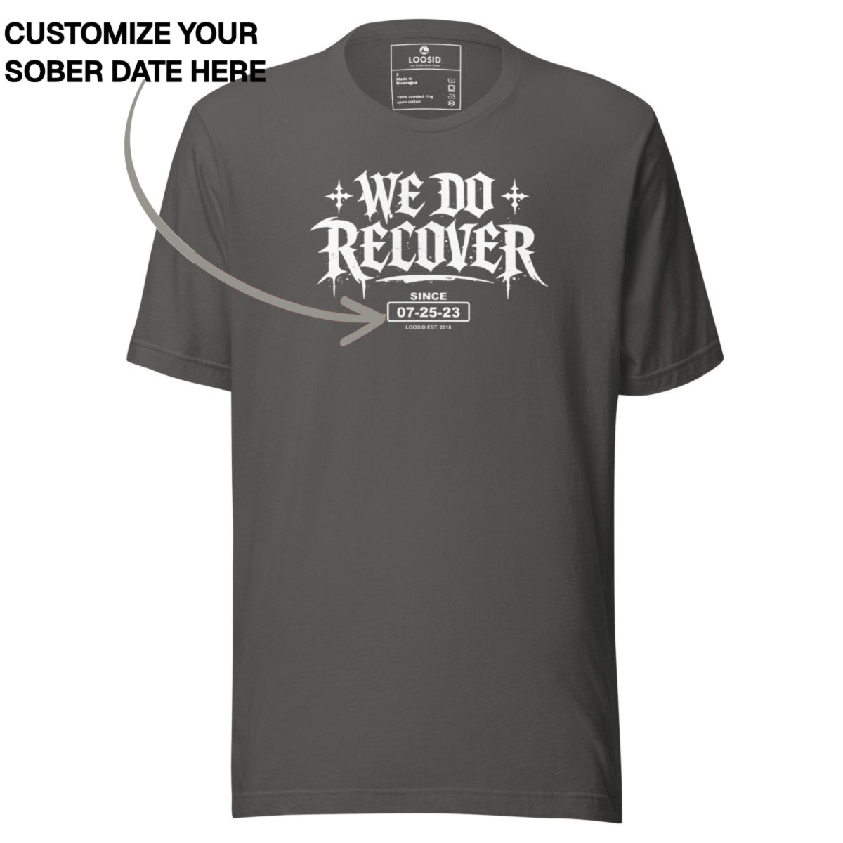 Sober T Shirt | Men's We Do Recover Stand Together