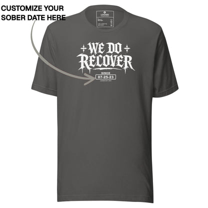 Sober T Shirt | Men's We Do Recover Stand Together